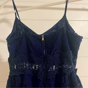 Altar’d State blue lace romper